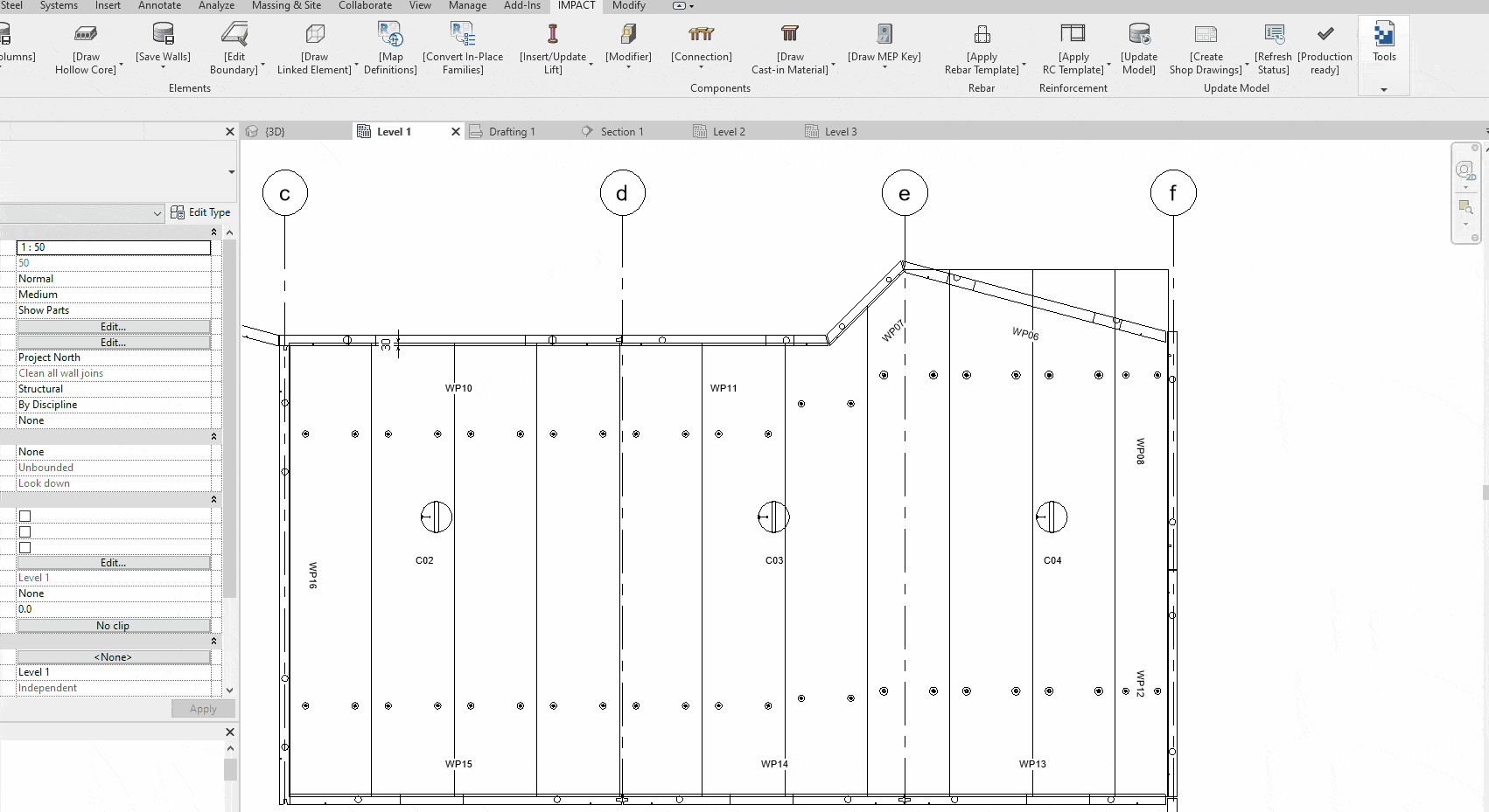 • Automated reinforcement insertion