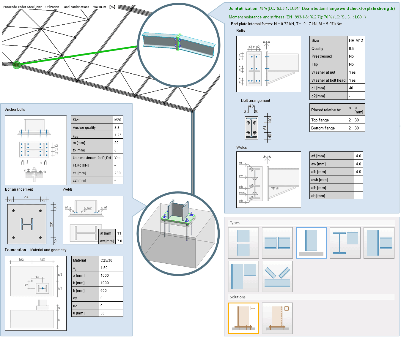 Steel Joint Module - FEM-Design