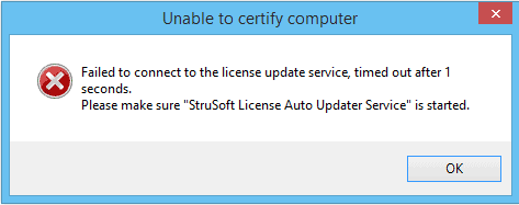 unable to certify computer