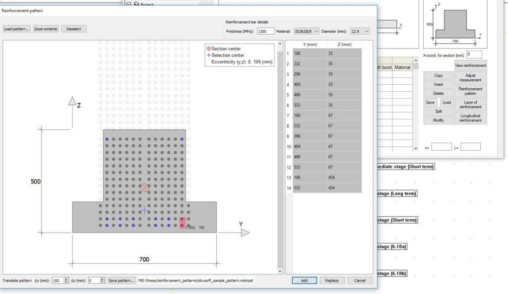 strandpattern PRE-Stress Reinforcement Pattern Manager