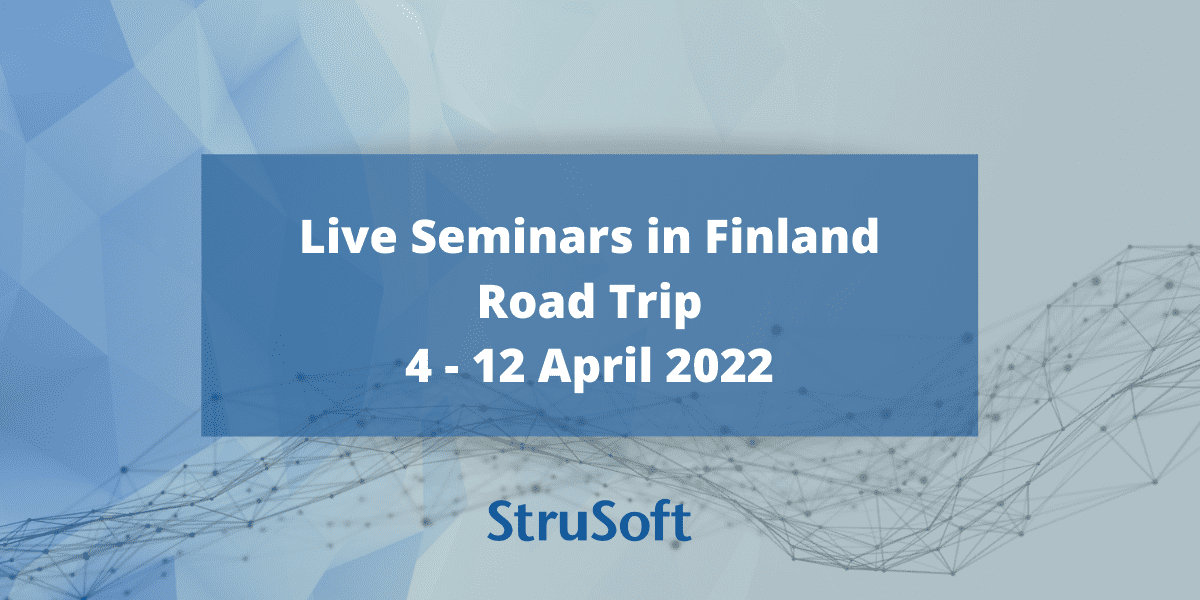 Live Seminars Finland April 2022
