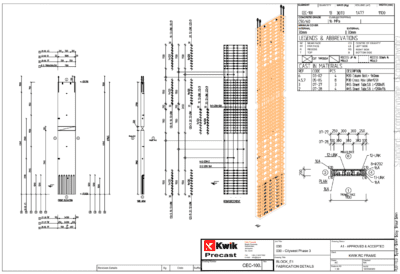 Precast Shop Drawings 