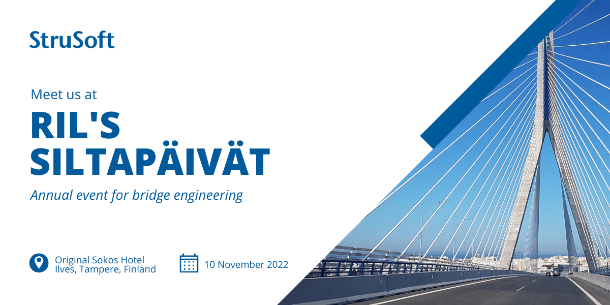 Bridge Engineering RIL's Siltapäivät – the annual event for bridge engineering in Finland