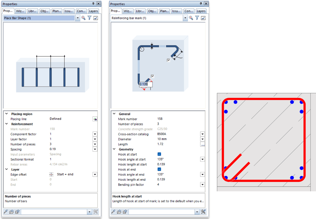 FEM-Design Allplan connection - Allplan barRC prop