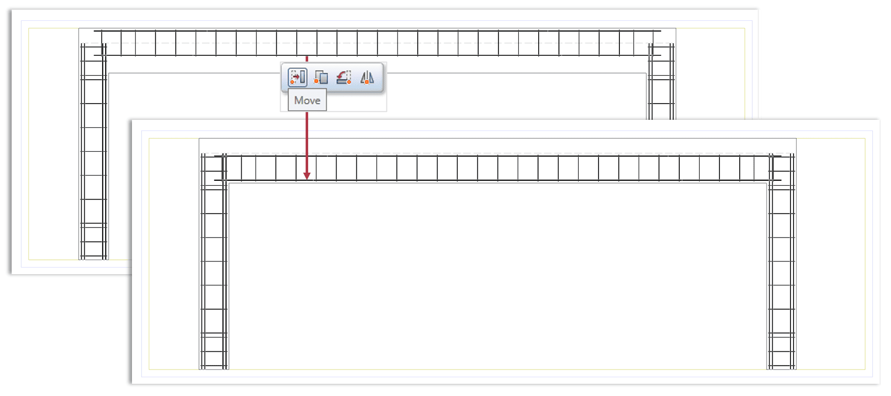 FEM-Design Allplan connection - Allplan move RC