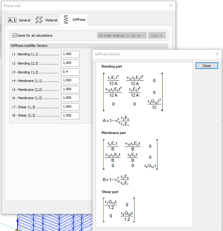 Stiffness modifiers