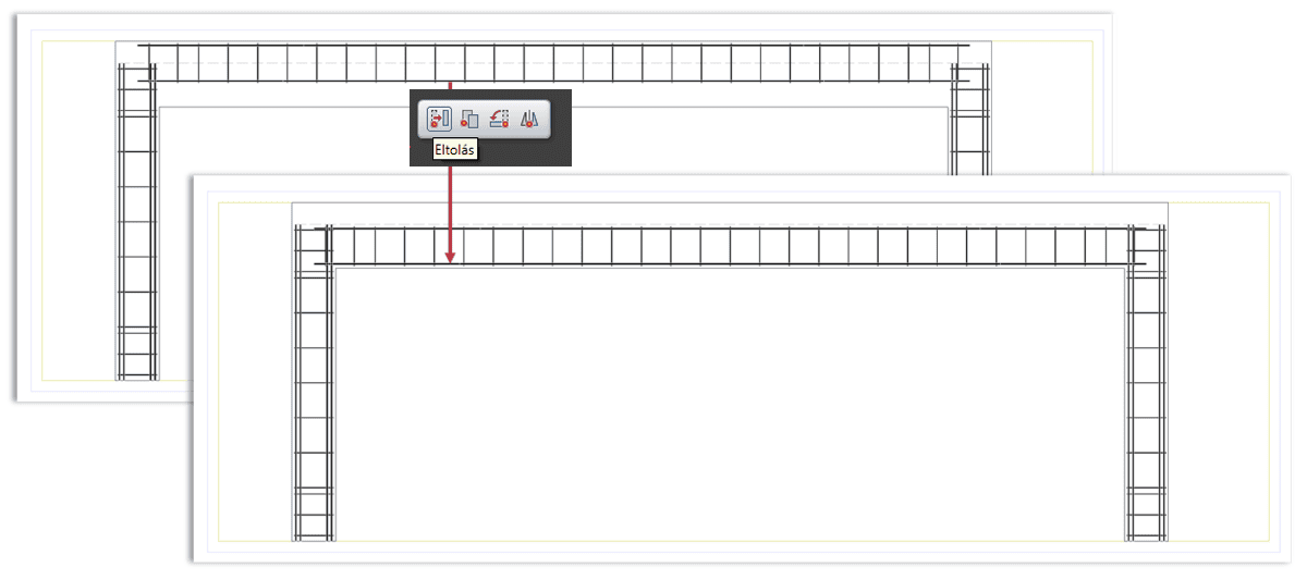 FEM-Design Allplan connection - Allplan move RC