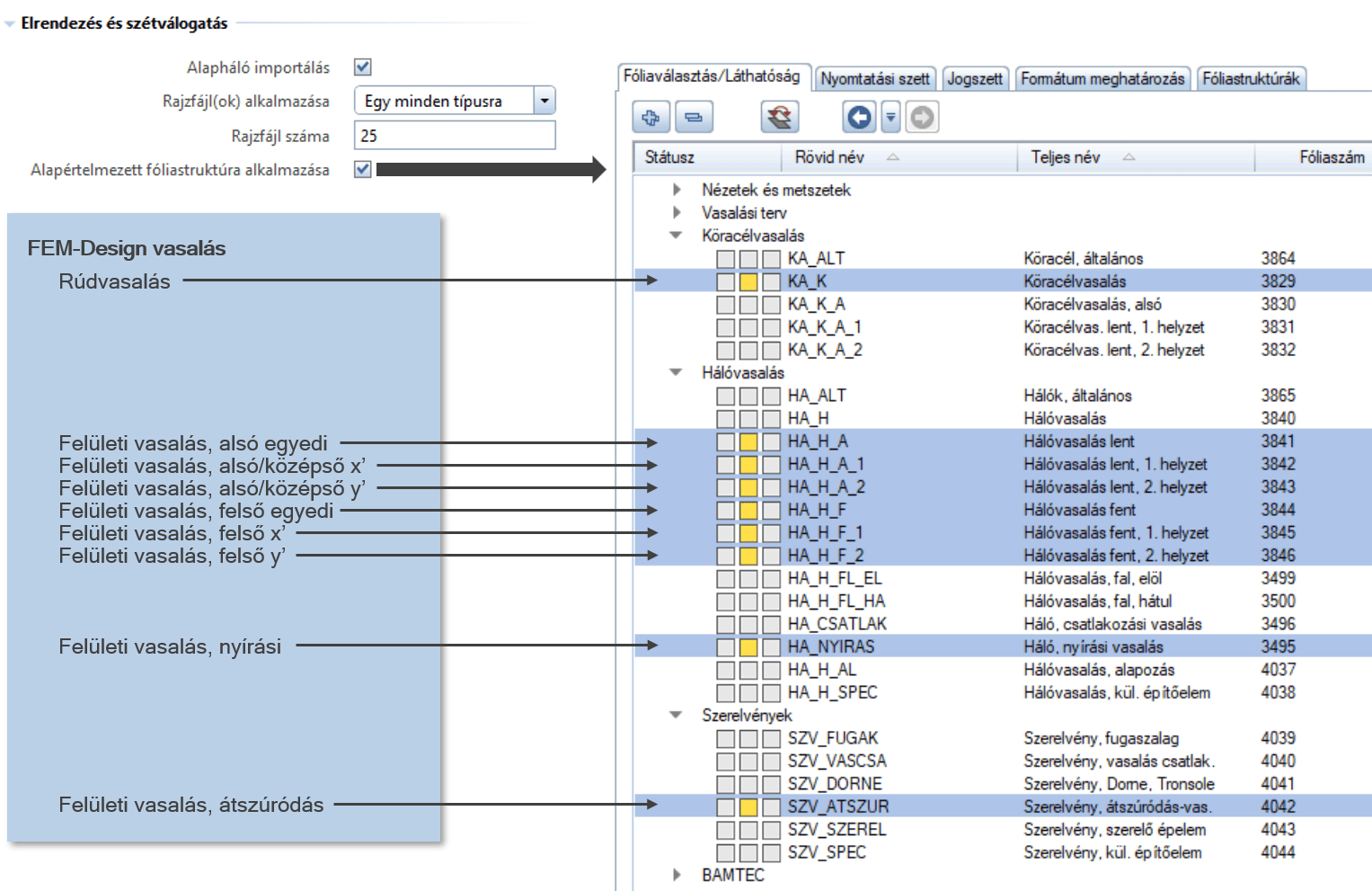 FEM-Design Allplan connection - Drawing set