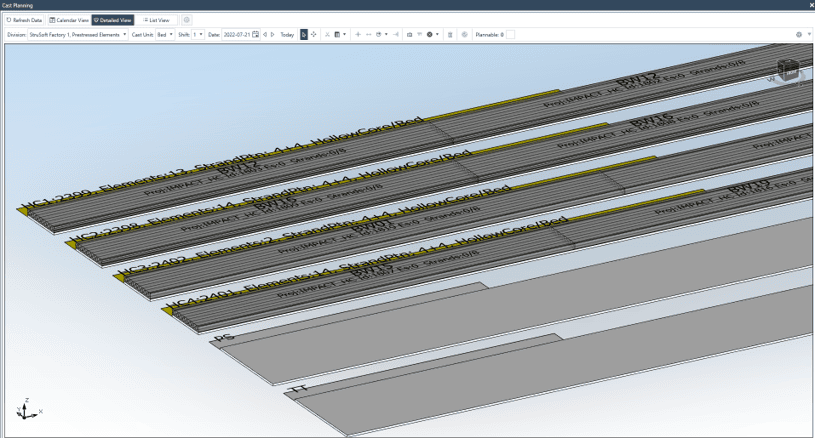 Hollowcore Wall Panels – Casting Bed Planning Hollowcore Wall Panels Design - Casting Bed Planning