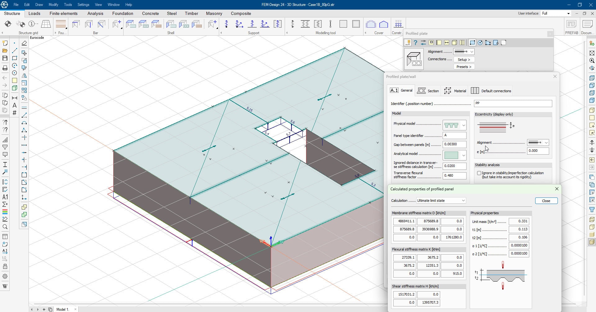 vibration analysis in FEM-Design