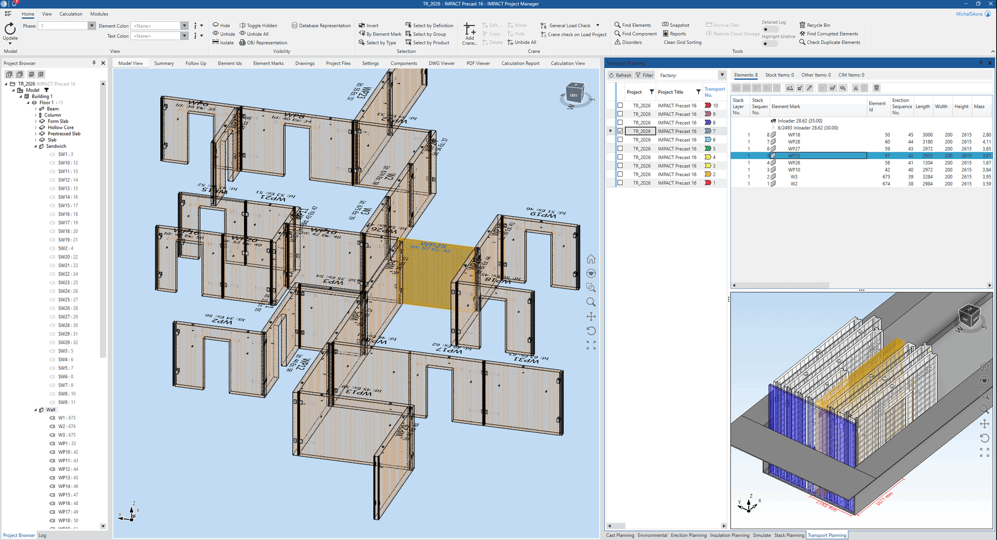 Planowanie transportu, rozkład ładunku