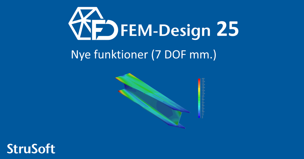 FEM-Design 25 - Nye funktioner