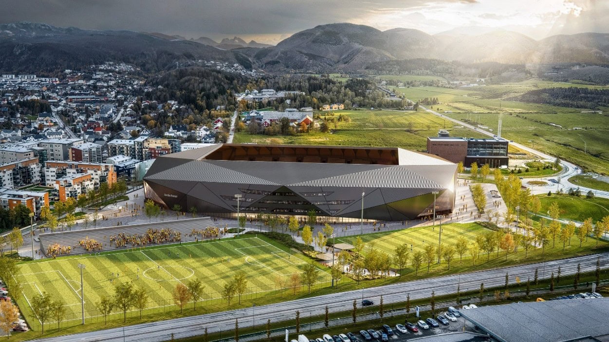 Arctic Arena - steel frame structure