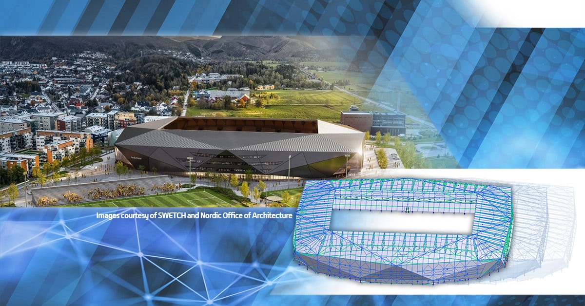 steel frame structure - arctic arena