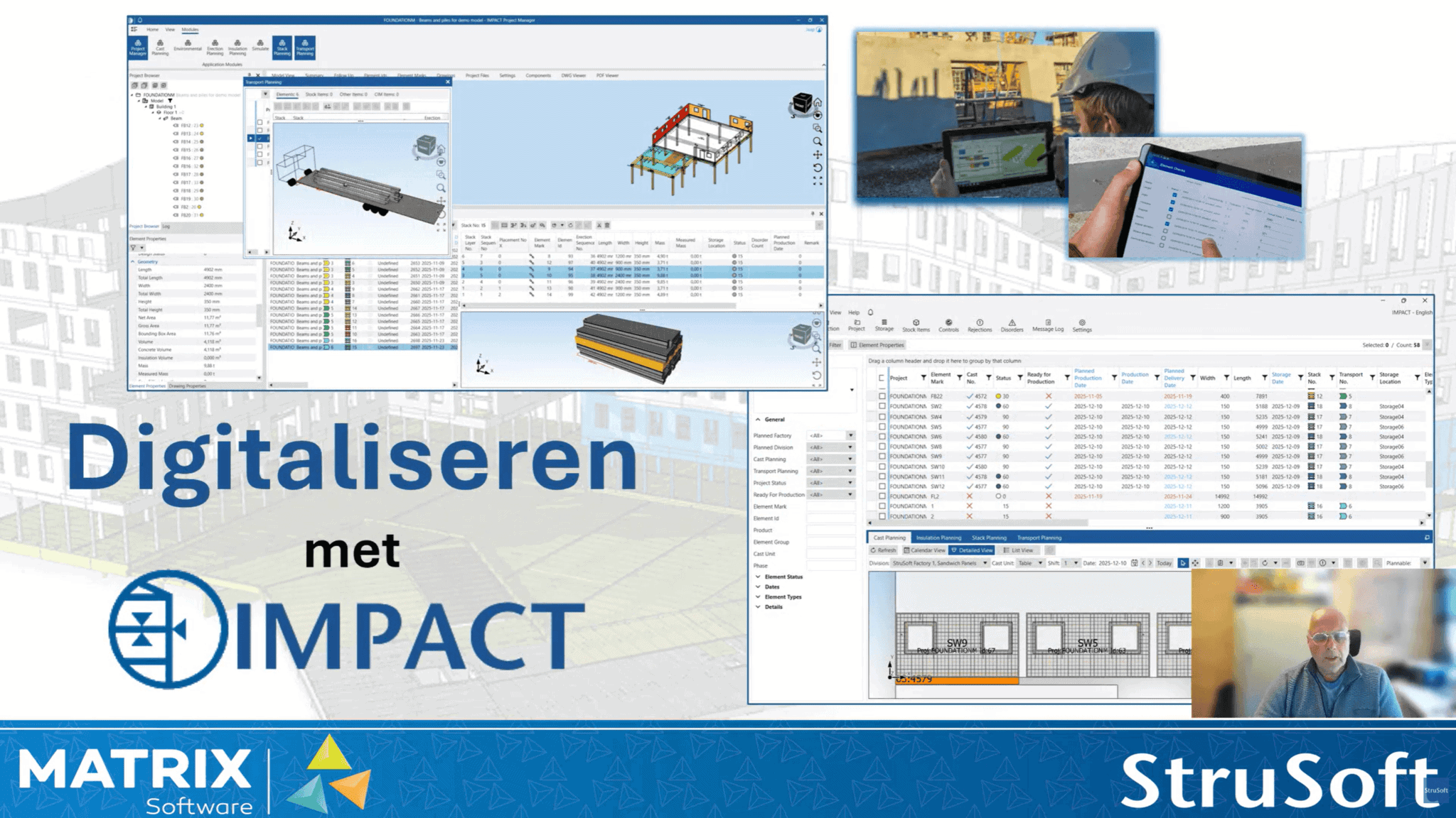 IMPACT Precast Software – Digitalisering van prefab beton