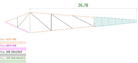 structural analysis of steel girders and precast columns