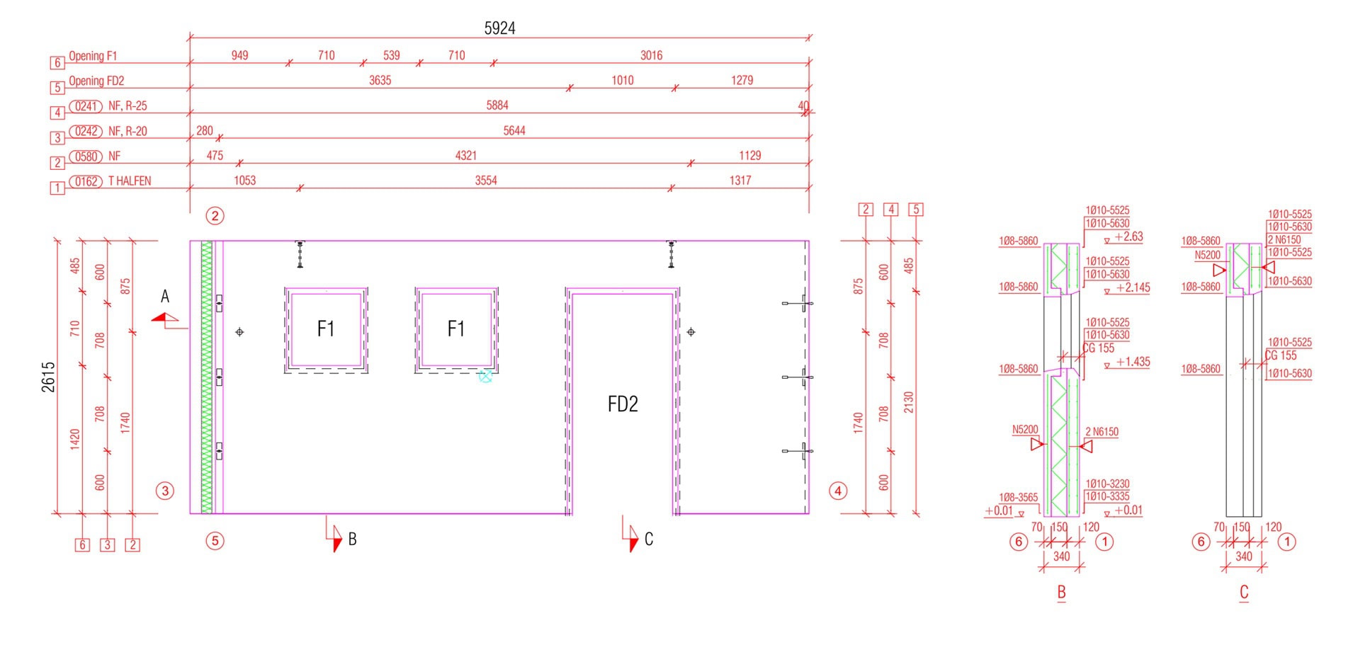 3D cast planning of hollowcore slabs on production beds