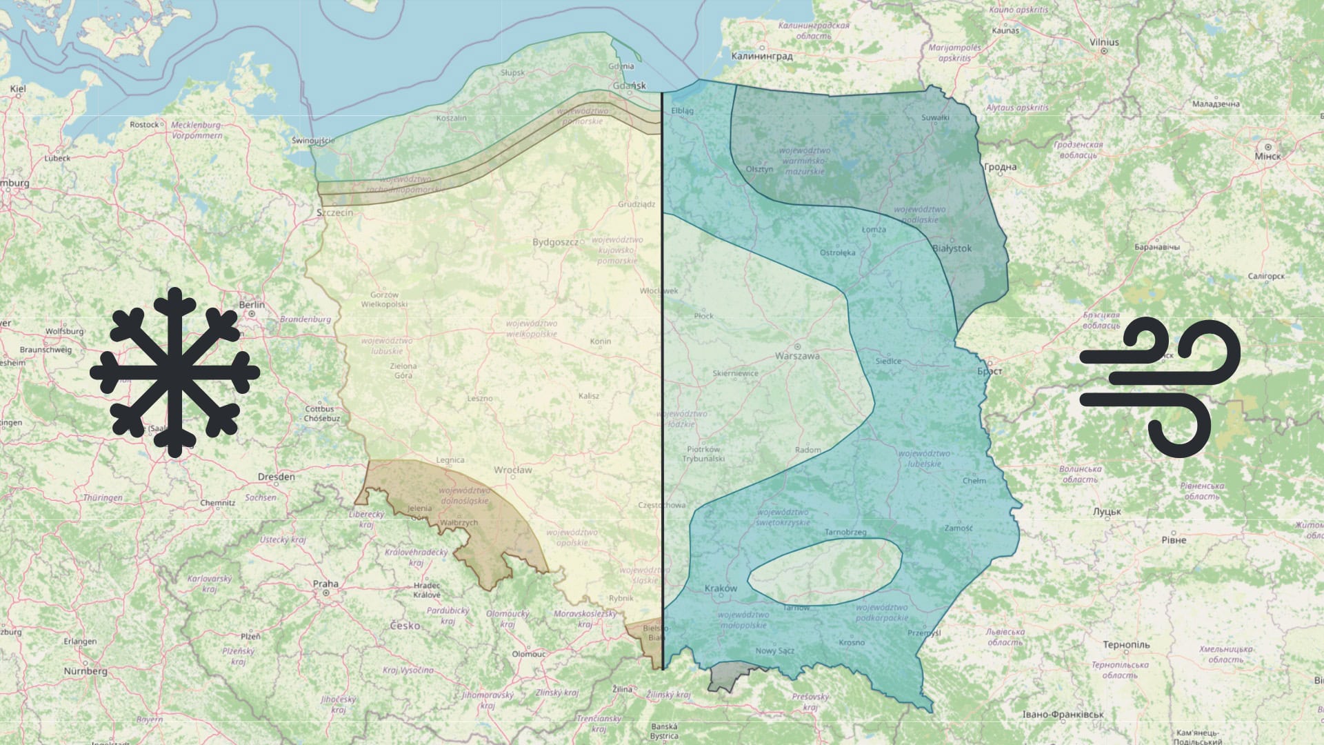kalkulator obciążeń klimatycznych