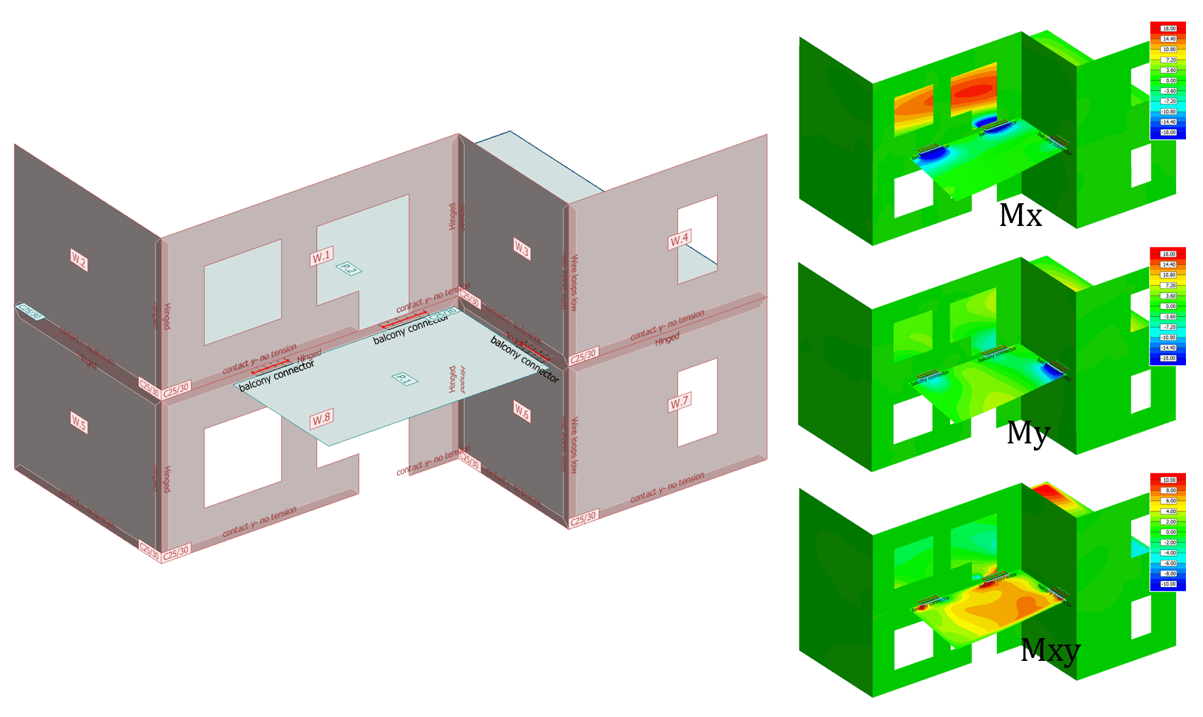 ntilever balcony plate calculation