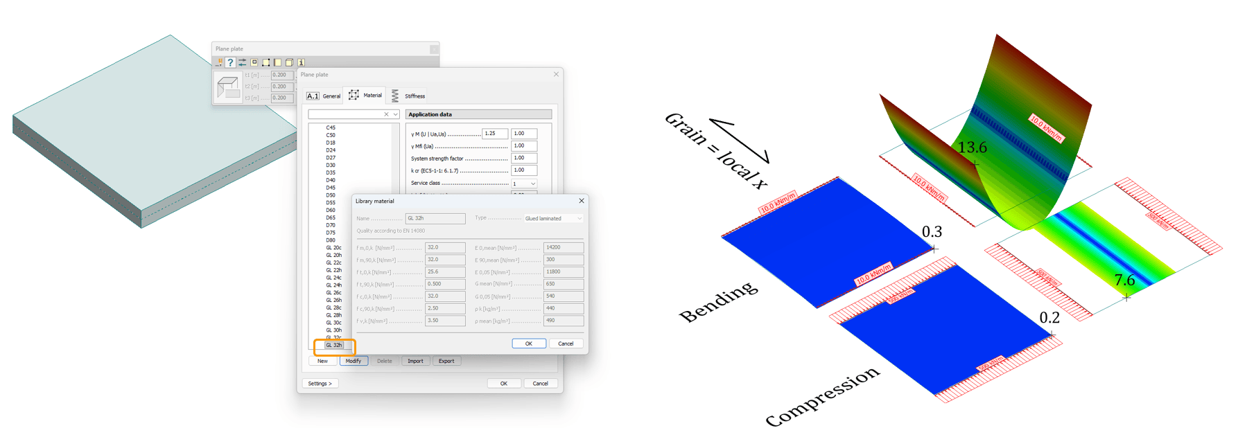 Example of auto-generation of K and D matrices